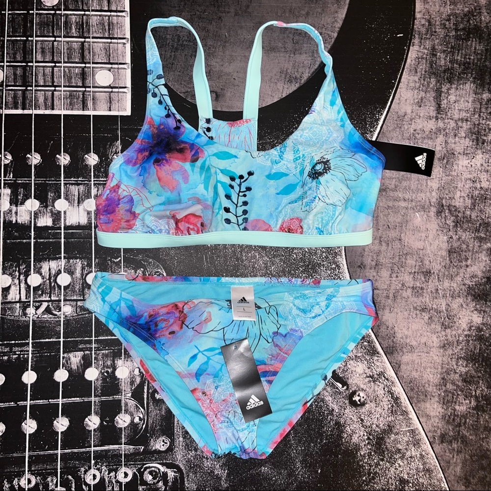 NWT Adidas 2pc Swimsuit